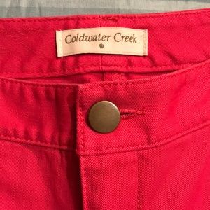 Hot pink capri pants